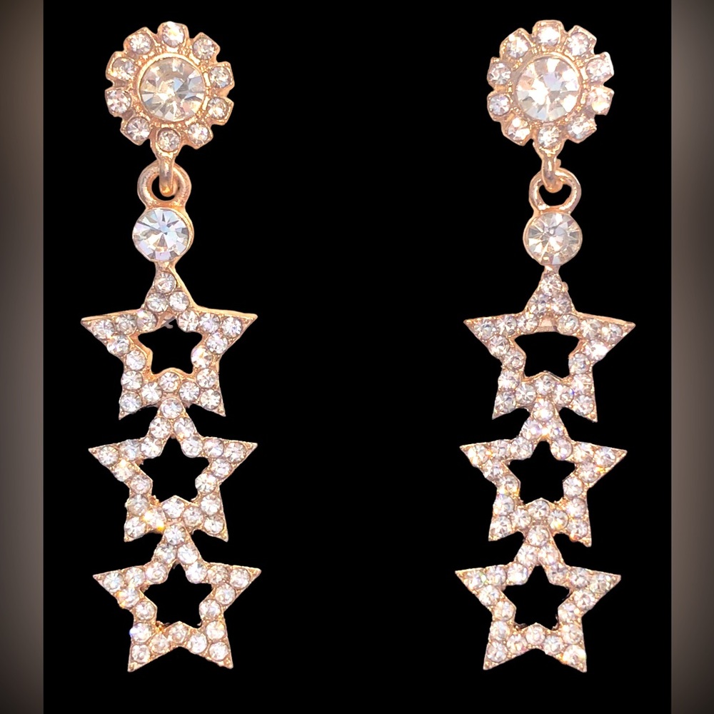 🆕 Crystal Collection Star Earrings